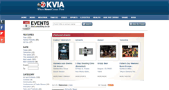 Desktop Screenshot of events.kvia.com