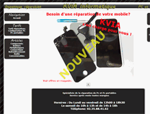Tablet Screenshot of kvia.fr